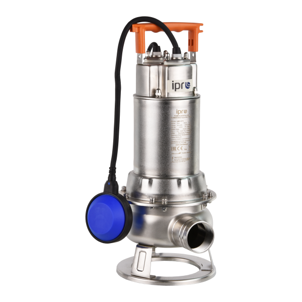 Погружной насос QBS 075 (0,55 кВт, 230 В) с рабочим колесом Vortex и поплавком
