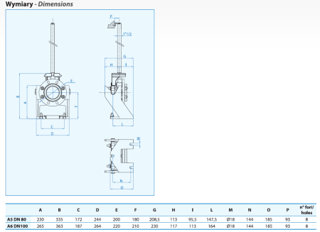 Соединительная лапка DN80 PN6