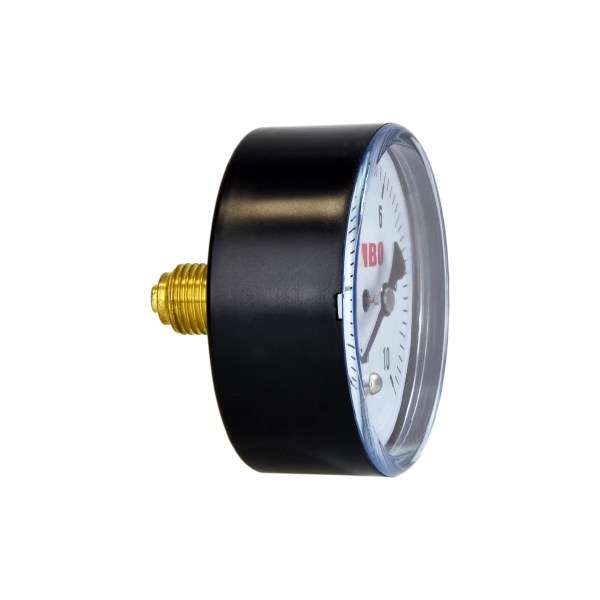 Осевой манометр 1/4", диаметр 60 мм, 0÷10 бар